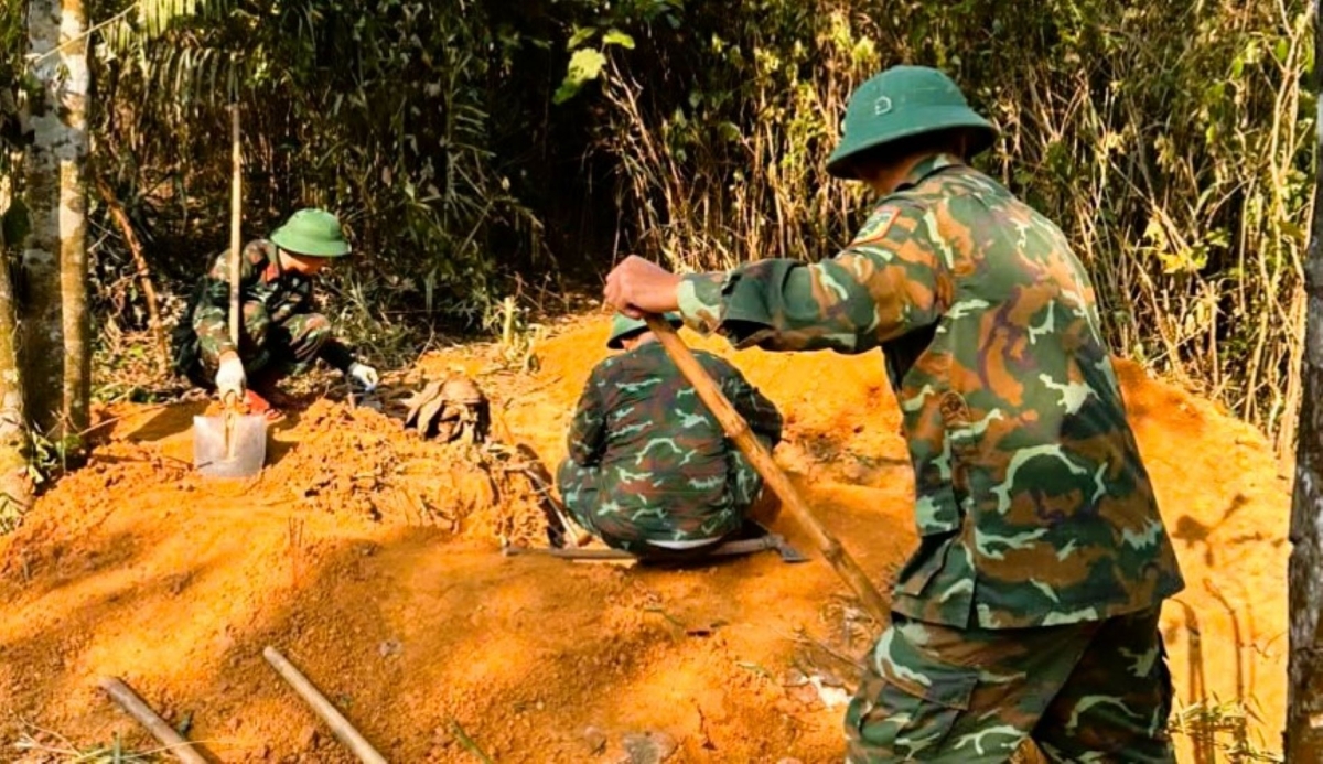 Quảng Trị quy tập 3 hài cốt liệt sĩ tại xã Đakrông